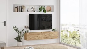 Έπιπλο τηλεόρασης Berkshire πεύκο μοριοσανίδα 140x31x29εκ