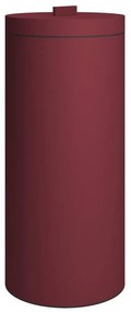 Καλάθι Απλύτων 30Lt 2560-153 25x60cm Matte Bordeaux Pam&amp;Co Ανοξείδωτο Ατσάλι