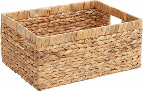 vidaXL Καλάθια Αποθήκευσης 3 pcs Φυσικό Υάκινθος νερού