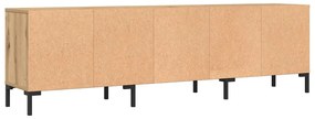 vidaXL Έπιπλο Τηλεόρασης τεχνίτης Δρυς 150x30x44,5 εκ