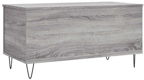 vidaXL Τραπεζάκι Σαλονιού Γκρι Sonoma 90x44,5x45 εκ.Επεξεργασμένο Ξύλο