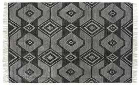 Χαλί DKD Home Decor Λευκό Μαύρο βαμβάκι (200 x 290 x 1 cm)