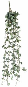 Τεχνητό Κρεμαστό Φυτό Eucalyptus 20235 75cm Green Globostar Πολυαιθυλένιο,Ύφασμα