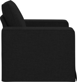 vidaXL Καναπές 60cm Μαύρο Μέταλλο