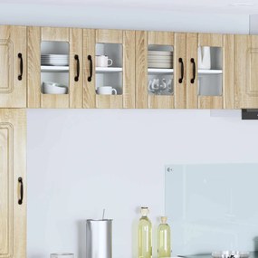 vidaXL Ραφιέρα τοίχου LUCCA 2 pcs Sonoma Δρυς 60 x 31 x 40 εκ