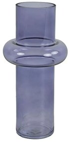 Βάζο Γυάλινο 013.787888 13,5x25,5cm Blue Glass