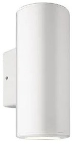Απλίκα Φωτιστικό Τοίχου 2xGU10 9W IP54 Λευκό E186 Zambelis-E186-Ανθρακί E186