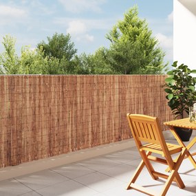 vidaXL Φράχτης από φλοιό δέντρου Καφέ 400 x 125cm Φλοιός