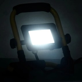vidaXL Προβολέας LED με Λαβή Ψυχρό Λευκό 20 W