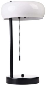 Φωτιστικό Επιτραπέζιο 534LUN5166 Φ25x40cm 1xE27 40W White-Black Opviq