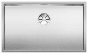 Blanco Zerox 700-U Durinox Ματ Λείος Νεροχύτης Υποκαθήμενος με 1 Γούρνα 74x44 cm