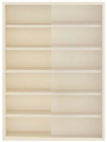 vidaXL Ξύλινη βιτρίνα συλλεκτών Καφέ 40 x 8,5 x 54 εκ Κόντρα πλακέ