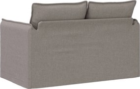 vidaXL Καναπές 120cm Taupe Μέταλλο
