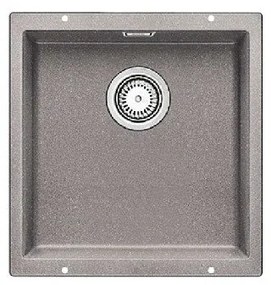 Blanco Subline-U 400-U Alu Metallic SILGRANIT™ PuraDur™ Γρανιτένιος Νεροχύτης Υποκαθήμενος με 1 Γούρνα 43x46 cm