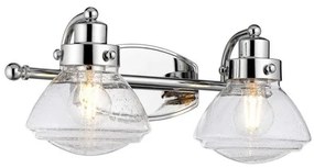 Απλίκα Φωτιστικό Μπάνιου 2xE27 Χρώμιο IP44 Scholar QN-SCHOLAR2 Quintiesse Elstead Lighting-QN-SCHOLAR2-Χρώμιο QN-SCHOLAR2