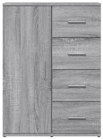 vidaXL Μπουφές Γκρι Sonoma 59x39x80 εκ. από Επεξεργασμένο Ξύλο