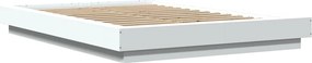 vidaXL Πλαίσιο Κρεβατιού Λευκό 120 x 200 εκ. Επεξεργ. Ξύλο