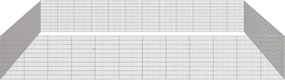vidaXL Περίφραξη Ζώων Ελεύθερης Βοσκής 48 Πάνελ 54x100εκ. Γαλβ. Σίδερο
