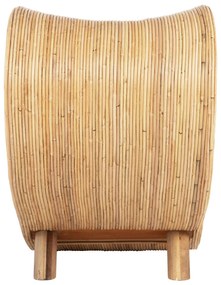 Καρέκλα - Πολυθρόνα CURVY LOUNGE C9645.01 Φυσικό Rattan 63x128x97Y εκ. 63x128x97 εκ.
