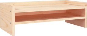 vidaXL Βάση Οθόνης 50 x 24 x 16 εκ. από Μασίφ Ξύλο Πεύκου