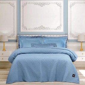 Κουβέρτα 3457 Πικέ Blue Raf Greenwich Polo Club Queen Size 220x240cm 100% Βαμβάκι