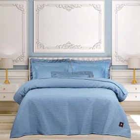 Κουβέρτα 3457 Πικέ Blue Raf Greenwich Polo Club Υπέρδιπλo 220x240cm 100% Cotton