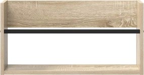 vidaXL Ράφι Περιοδικών με ράφι 2 pcs Δρύς Sonoma 60 x 12 x 30 εκ