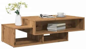 Τραπεζάκι Σαλονιού Artisan Δρυς 105x55x32 εκ Επεξεργασμένο Ξύλο