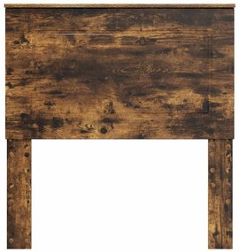 vidaXL Κεφαλάρι Καπνιστό Δρύς 80 cm Επεξεργασμένο ξύλο