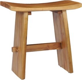 vidaXL Σκαμπό από Μασίφ Ξύλο Teak