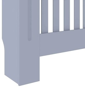 vidaXL Καπάκι Καλοριφέρ Γκρι 78 x 19 x 81,5 εκ. Επεξεργασμένο ξύλο