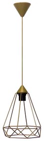 Φωτιστικό Οροφής Μονόφωτο Heronia DM/02 34-0364 Gold Mat
