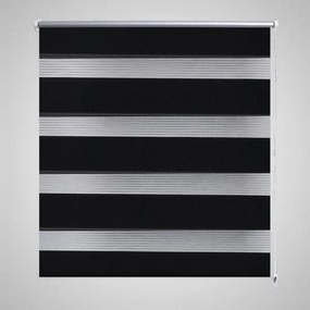 vidaXL Ρόλερ Zebra Μαύρο 70 x 120cm