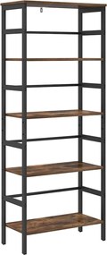 vidaXL Ράφι Βιβλίων Καπνιστό Δρύς 60 x 29,5 x 149 εκ