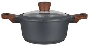 Κατσαρόλα 01-1131 Stone 20Cm Χυτό Αλουμίνιο Anthracite Estia 20cm Aluminium