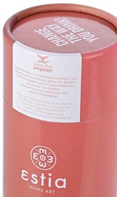 Ποτήρι Θερμός Travel Cup Save The Aegean Rose Gold 500ml - Estia