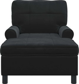 vidaXL Χαλάρωση Μαύρο Βελούδο 91 x 157 x 91 εκ.