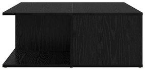 vidaXL Τραπεζάκι σαλονιού with Drawer Μαύρη δρυς 80 x 80 x 31 cm