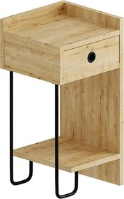 Κομοδίνο Sirius Megapap δεξί χρώμα sapphire oak 32x30x61εκ.