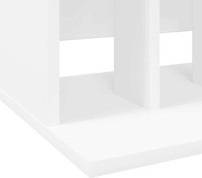 vidaXL Αποθήκευση Βινυλίου Λευκό 42 x 33 x 36 εκ. Επεξεργασμένο Ξύλο