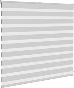 vidaXL Ζέβρα τυφλή Ανοιχτό Γκρι Πλάτος υφάσματος 160,9 εκ. Πολυεστέρας