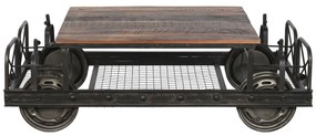 Τραπεζάκι Καφέ DKD Home Decor Μέταλλο 147 x 48 x 76 cm