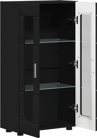 vidaXL Πλαϊνό γραφείο FLORIN 55,5 x 29 x 100 εκ Μαύρο