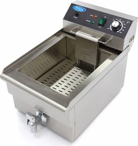 Deep Fryer - 16L - 1 Basket - with Drain Tap