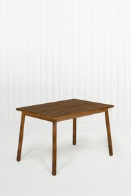 Τραπέζι Μασίφ Καρυδιάς Ξύλινο 115x80x74.5 cm