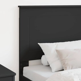vidaXL Κεφαλάρι Μαύρη Δρυς 100 cm Μηχανικά επεξεργασμένο ξύλο