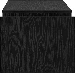 vidaXL Τραπεζάκι σαλονιού Μαύρη Οξυά 90 x 45 x 35 cm