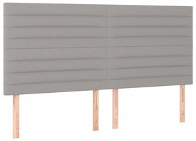 ΚΡΕΒΑΤΙ BOXSPRING ΜΕ ΣΤΡΩΜΑ ΑΝΟΙΧΤΟ ΓΚΡΙ 200X200 ΕΚ. ΥΦΑΣΜΑΤΙΝΟ 3131537