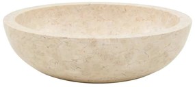 vidaXL Νιπτήρας Κρεμ 40 x 12 εκ. Μαρμάρινος
