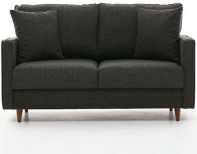 Καναπές Διθέσιος Eva 825BLC2773 155x90x82cm Anthracite